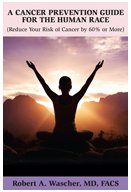 Cover for A Cancer Guide For the Human Race showing a person greating the day